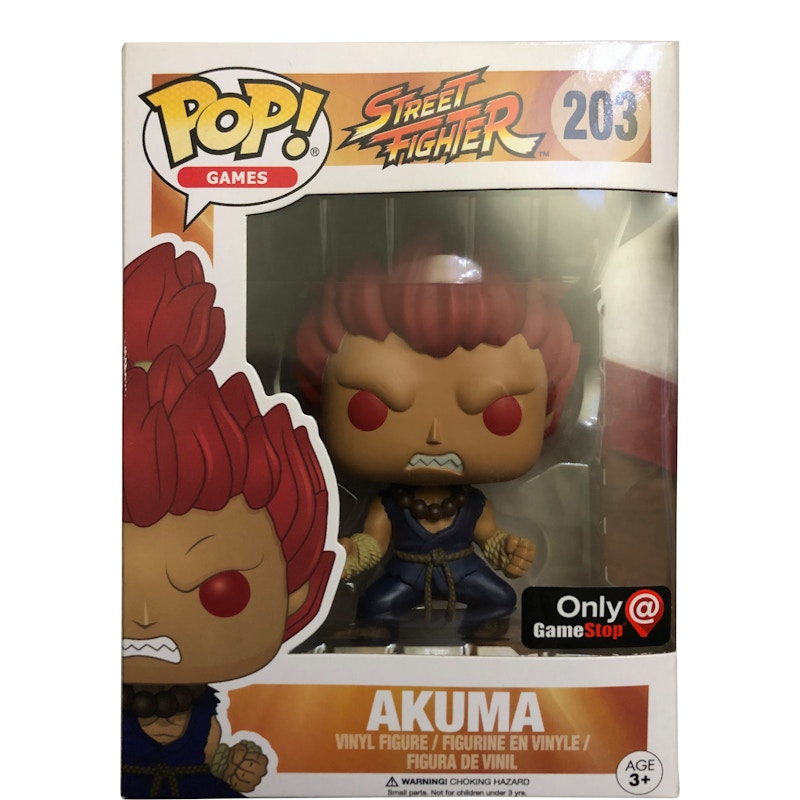 Funko Pop! Games Street Fighter Akuma Game Stop Exclusive Figure #203
