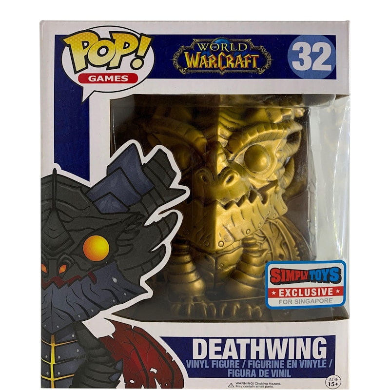 Funko Pop! Games World of Warcraft Deathwing SimplyToys Exclusive for Singapore 6 inch Figure #32