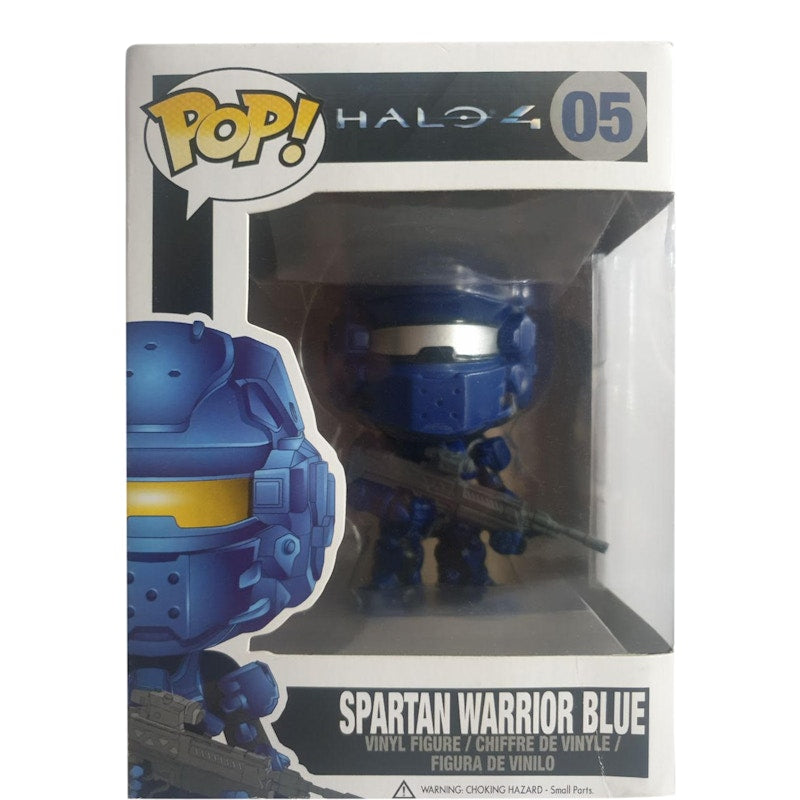 Funko Pop! Halo 4 Spartan Warrior Blue Figure #05