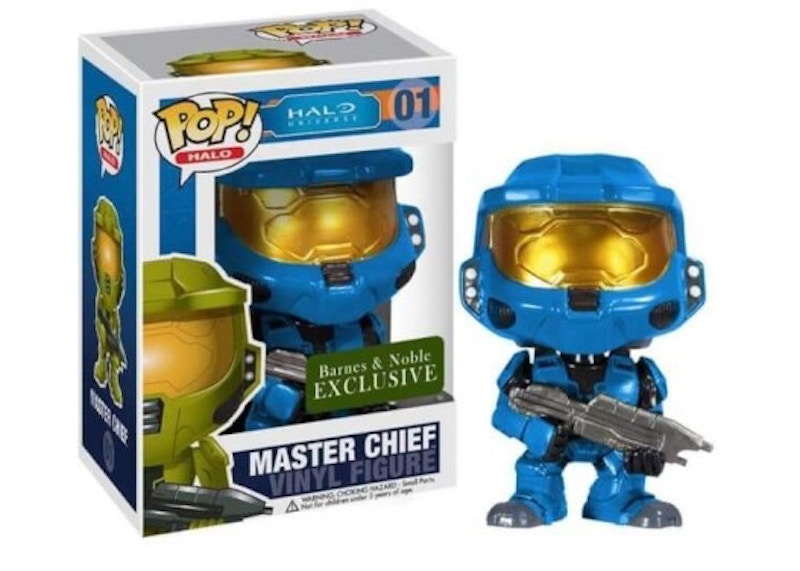 Funko Pop! Halo Master Chief (Blue) Barnes & Noble Exclusive Figure #01