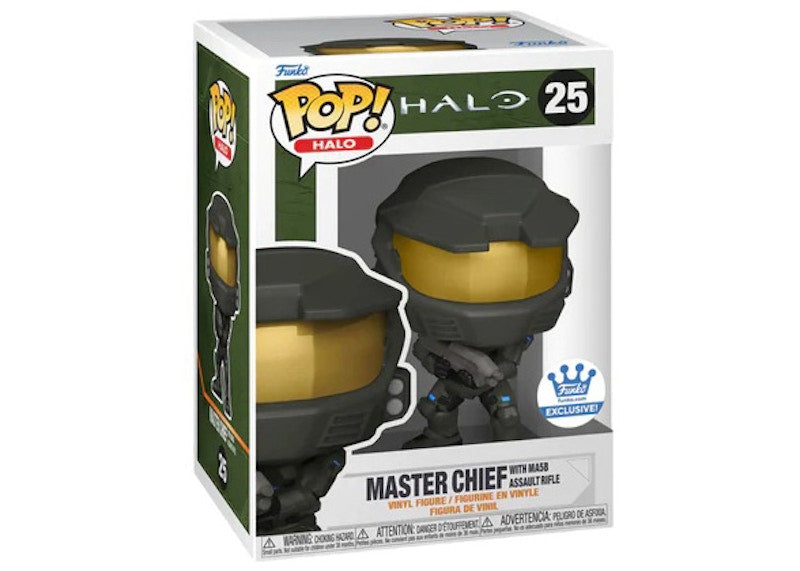 Funko Pop! Halo Master Chief with MA5B Assault Rifle Funko Shop Exclusive Figure #25