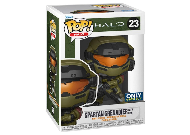 Funko Pop! Halo Spartan Grenadier With HMG Best Buy Exclusive Figure #23