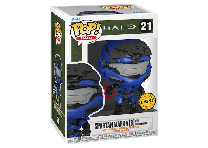 Funko Pop! Halo Spartan Mark V(B) With Energy Sword Chase Exclusive Figure #21