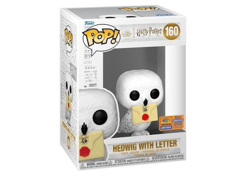 Funko Pop! Harry Potter Hedwig with Letter WonderCon 2023 Exclusive Figure #160