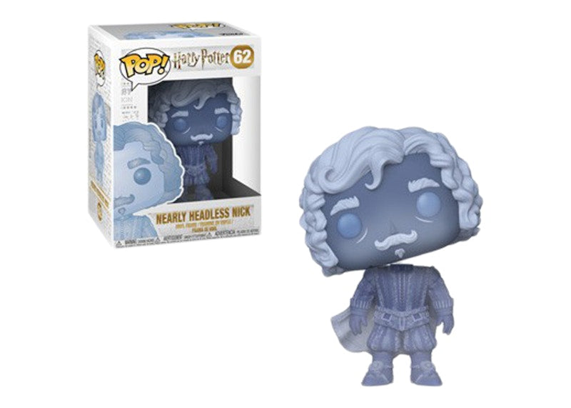 Funko Pop! Harry Potter Nearly Headless Nick Blue Translucent Figure #62