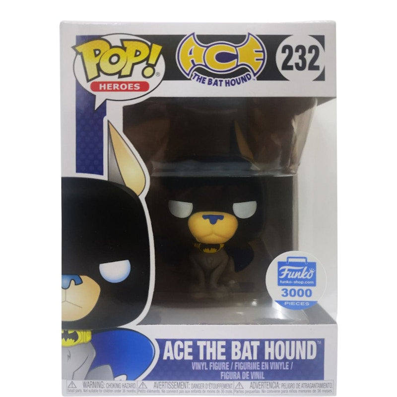 Funko Pop! Heroes Ace The Bat Hound Funko Shop Exclusive Figure #232
