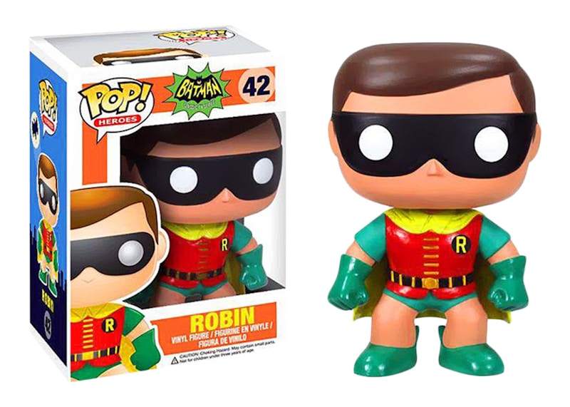 Funko Pop! Heroes Batman 1966 TV Series Robin Figure #42