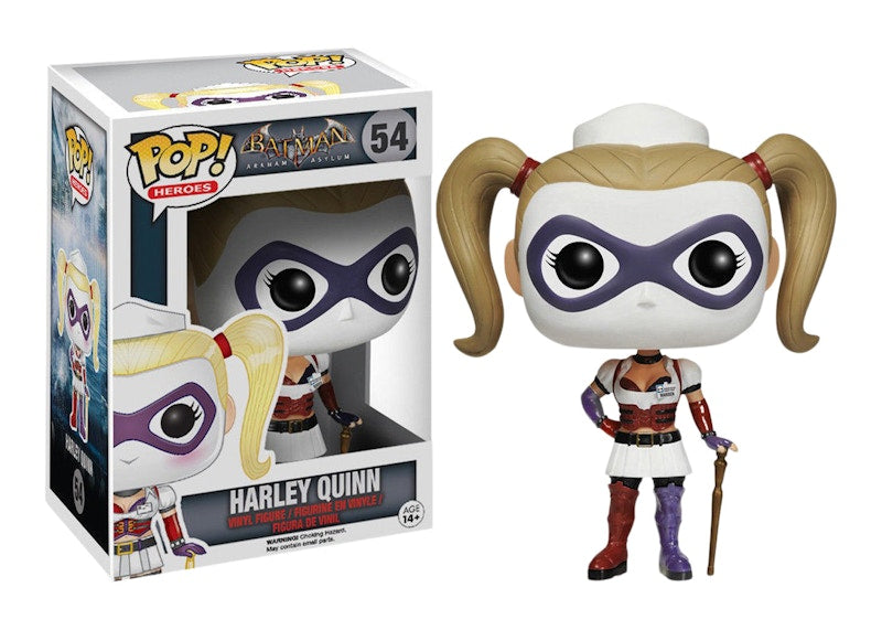 Funko Pop! Heroes Batman Arkham Asylum Harley Quinn Figure #54