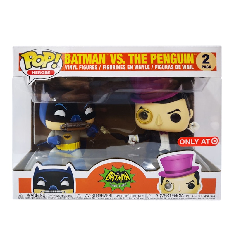 Funko Pop! Heroes Batman Classic TV Series Batman vs The Penguin Target Exclusive 2 Pack