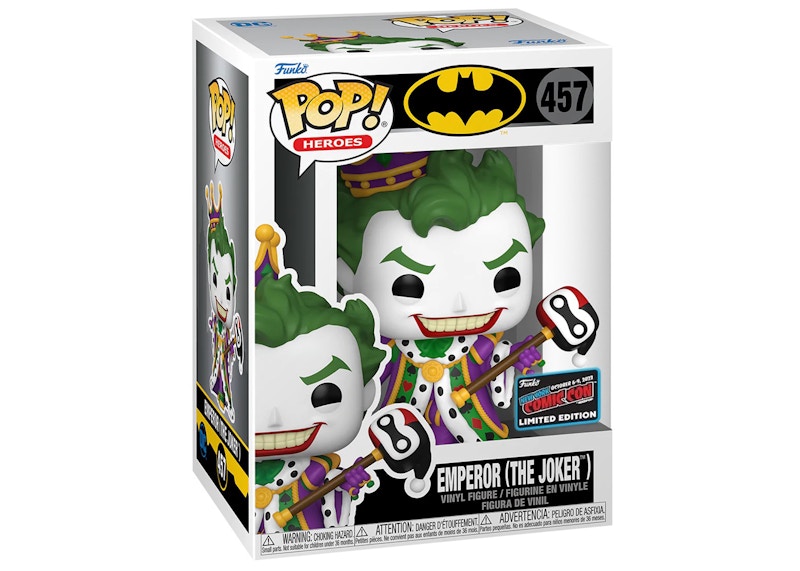 Funko Pop! Heroes Batman Emperor (The Joker) 2022 NYCC Exclusive Figure #457