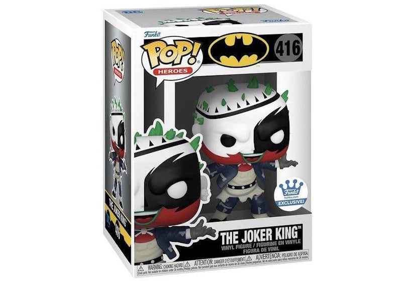 Funko Pop! Heroes Batman The Joker King Funko Shop Exclusive Figure #416