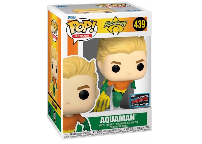 Funko Pop! Heroes DC Aquaman 2022 NYCC Exclusive Figure #439
