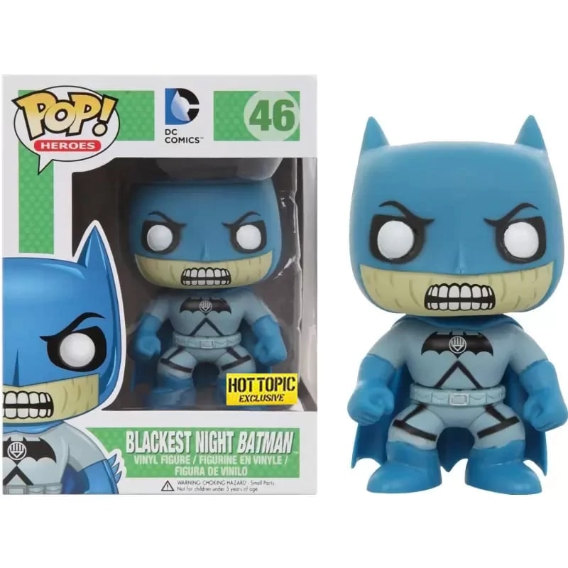 Funko Pop! Heroes DC Comics Blackest Night Batman Hot Topic Exclusive Figure #46