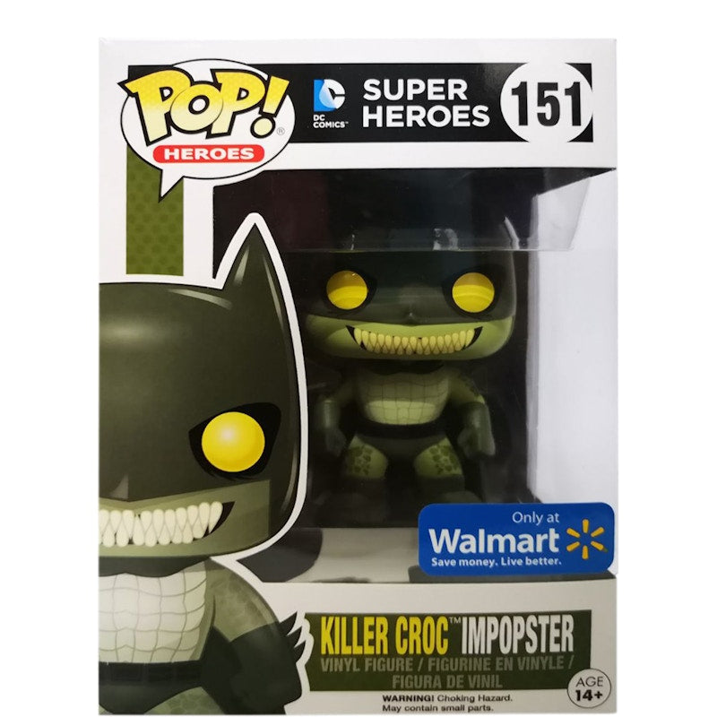 Funko Pop! Heroes DC Comics Super Heroes Killer Croc Impopster Walmart Exclusive Figure #151