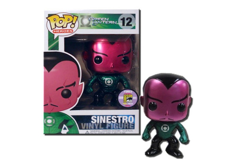 Funko Pop! Heroes DC Green Lantern Sinestro (Metallic) SDCC Figure #12