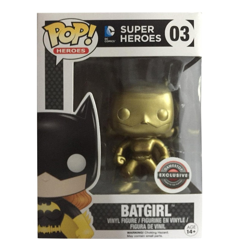 Funko Pop! Heroes DC Super Heroes Batgirl Game Stop Exclusive Figure #03