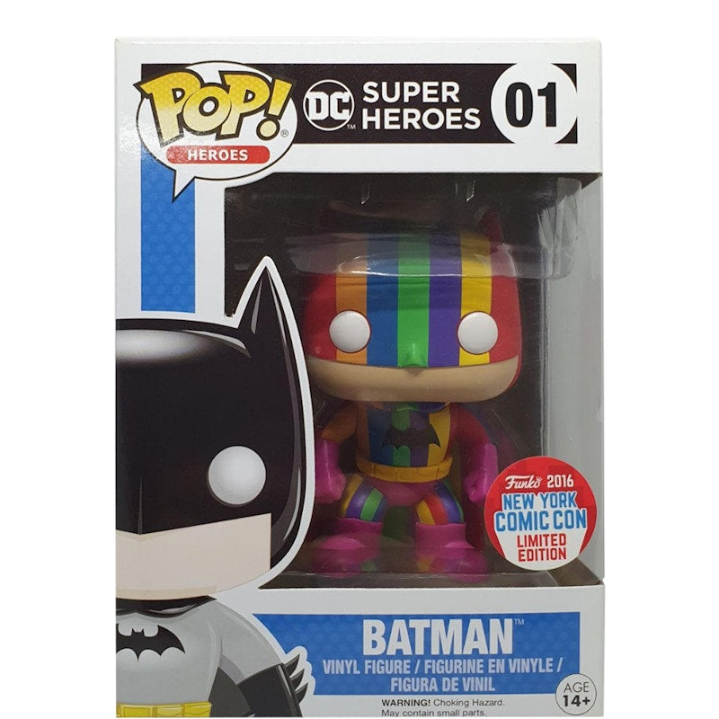 Funko Pop! Heroes DC Super Heroes Batman (Rainbow) NYCC Figure #01