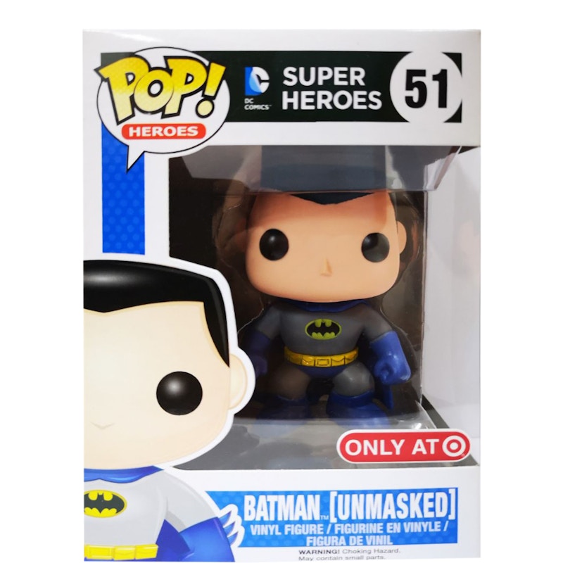 Funko Pop! Heroes DC Super Heroes Batman (Unmasked) Target Exclusive Figure #51