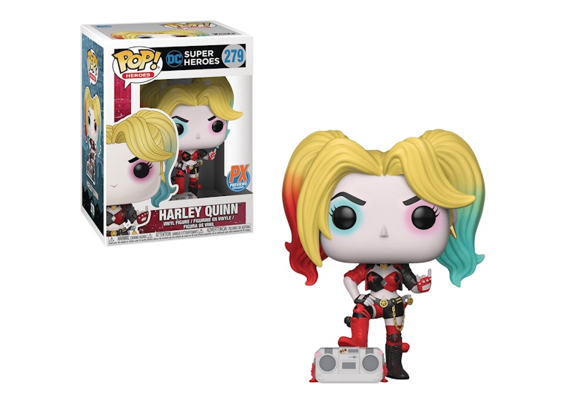 Funko Pop! Heroes DC Super Heroes Harley Quinn Boombox PX Previews Exclusive Figure #279