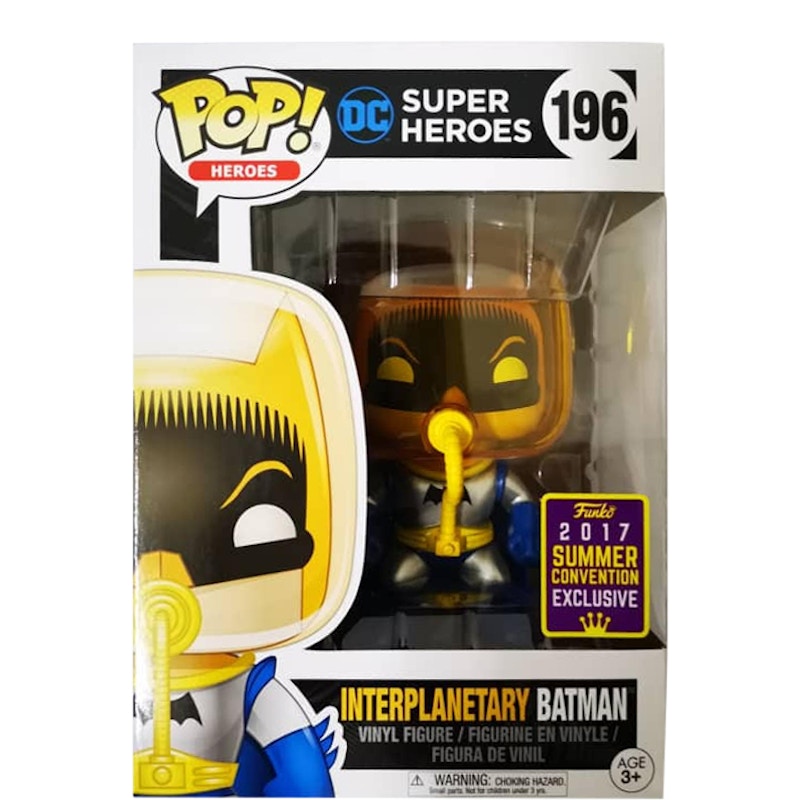 Funko Pop! Heroes DC Super Heroes Interplanetary Batman Summer Convention Figure #196