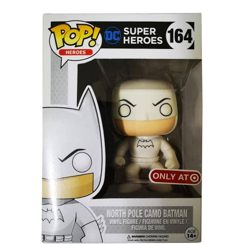 Funko Pop! Heroes DC Super Heroes North Pole Camo Batman Target Exclusive Figure #164