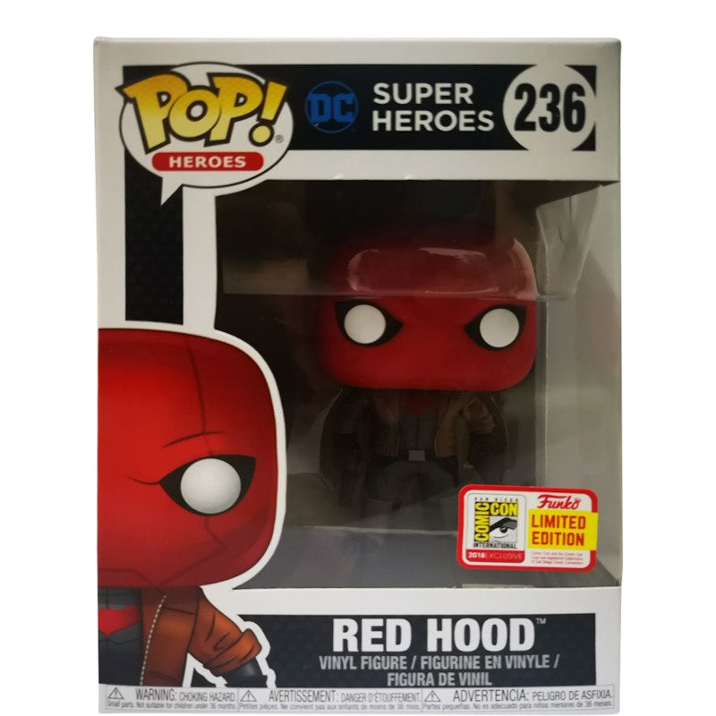 Funko Pop! Heroes DC Super Heroes Red Hood SDCC Figure #236