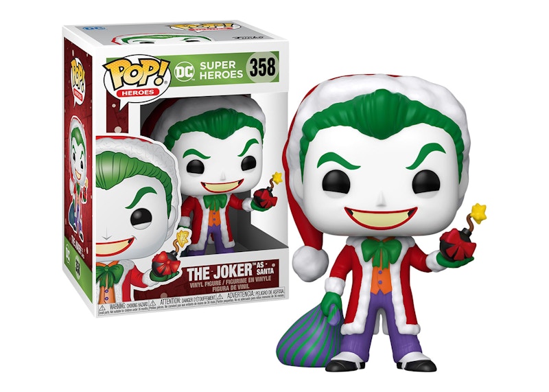 Funko Pop! Heroes DC Super Heroes The Joker "As Santa" (Holiday) Figure #358
