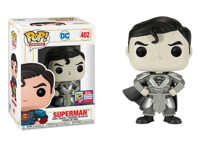 Funko Pop! Heroes DC Superman 2021 SDCC Limited Edition Figure #402