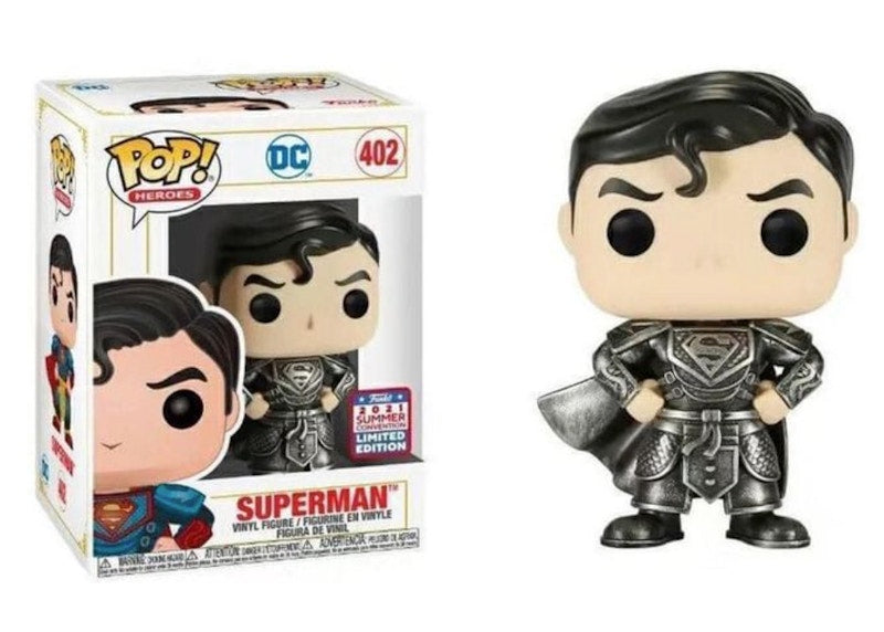 Funko Pop! Heroes DC Superman 2021 Summer Convention Exclusive Figure #402