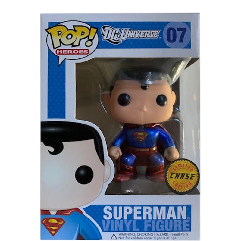 Funko Pop! Heroes DC Universe Superman Chase Edition Figure #07