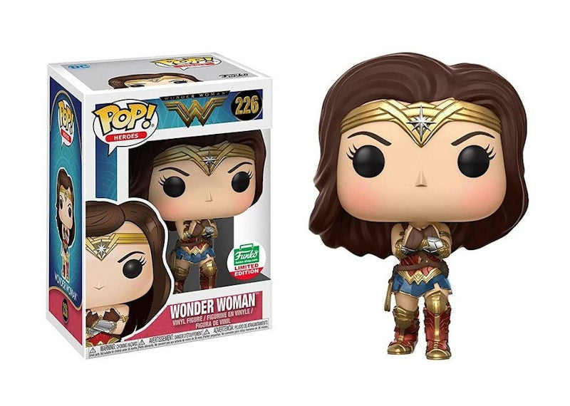 Funko Pop! Heroes DC Wonder Woman With Gauntlets Funko Shop Exclusive Figure #226