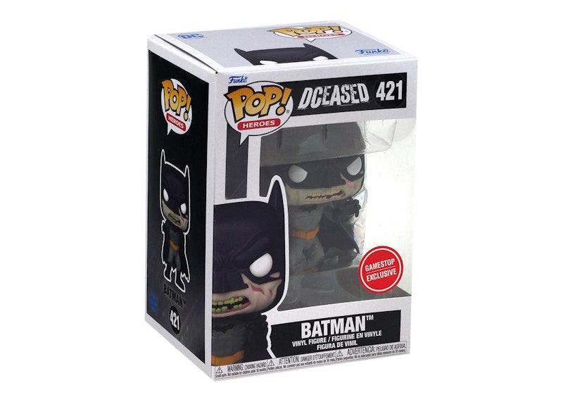 Funko Pop! Heroes DCeased Batman GameStop Exclusive Figure #421