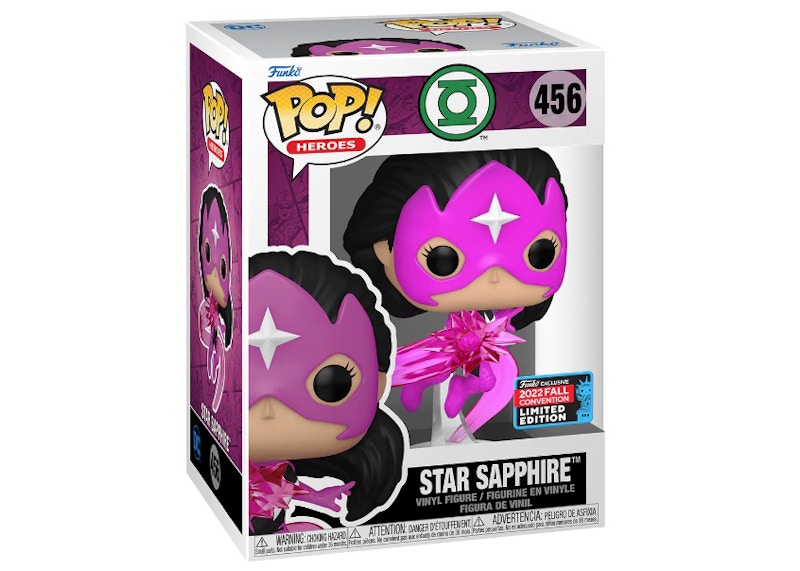 Funko Pop! Heroes Green Lantern Star Sapphire 2022 Fall Convention Exclusive Figure #456