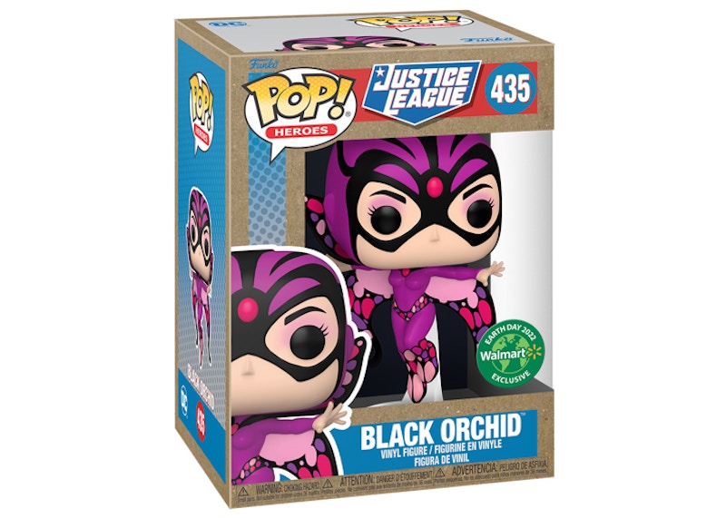 Funko Pop! Heroes Justice League Black Orchid 2022 Walmart Earth Day Exclusive Figure #435