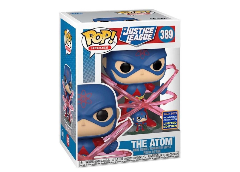 Funko Pop! Heroes Justice League The Atom Wondrous Convention Edition Figure #389