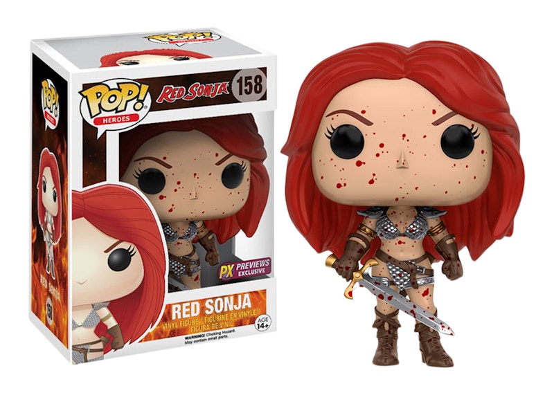 Funko Pop! Heroes Red Sonja (Bloody) PX Previews Exclusive Figure #158