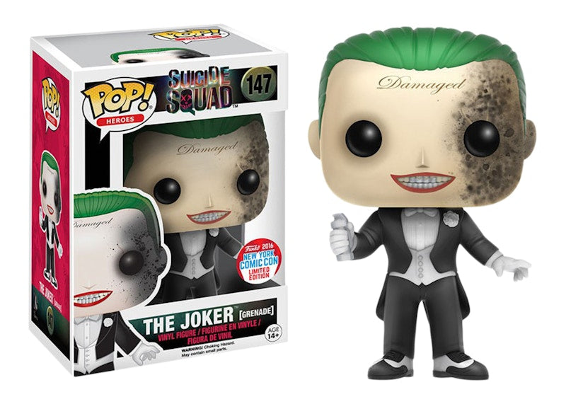 Funko Pop! Heroes Suicide Squad The Joker Grenade NYCC Figure #147