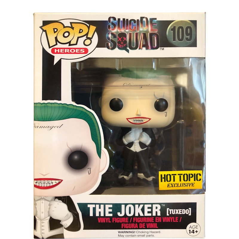 Funko Pop! Heroes Suicide Squad The Joker (Tuxedo) Hot Topic Exclusive Figure #109