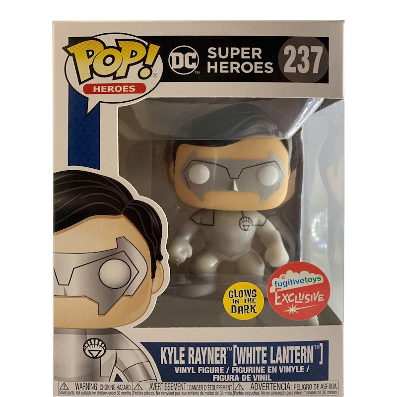Funko Pop! Heroes Super Heroes Kyle Rayner White Lantern (Glow) Fugitive Toy Exclusive Figure #237