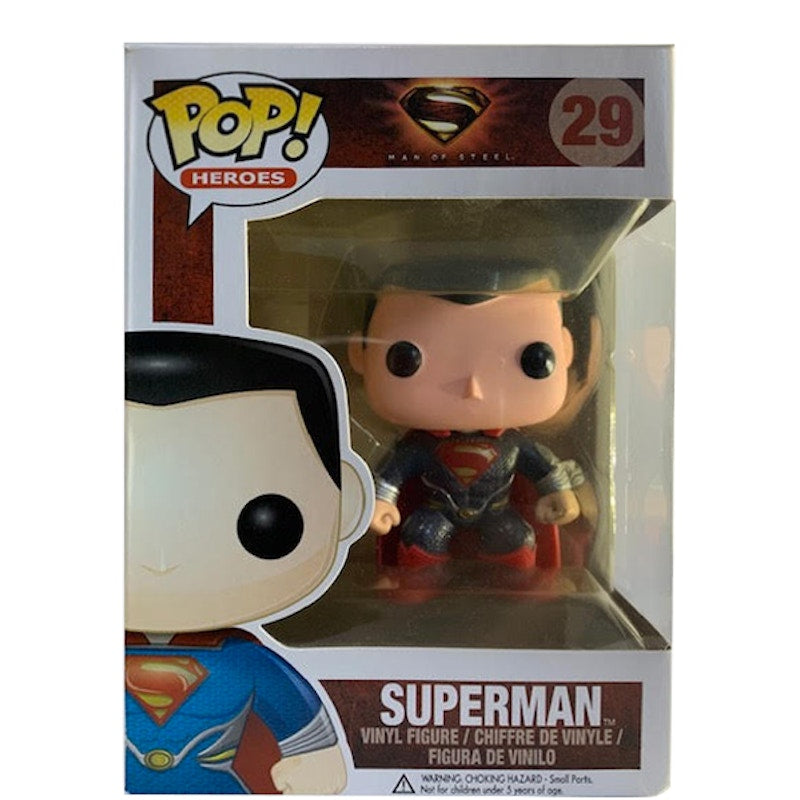 Funko Pop! Heroes Superman Man of Steel Superman Figure #29