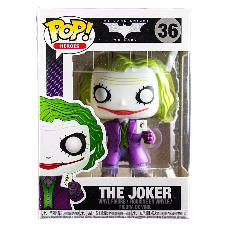 Funko Pop! Heroes The Dark Knight Trilogy The Joker Figure #36