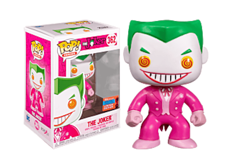 Funko Pop! Heroes The Joker Breast Cancer Awareness Fall Convention Exclusive Figure #362