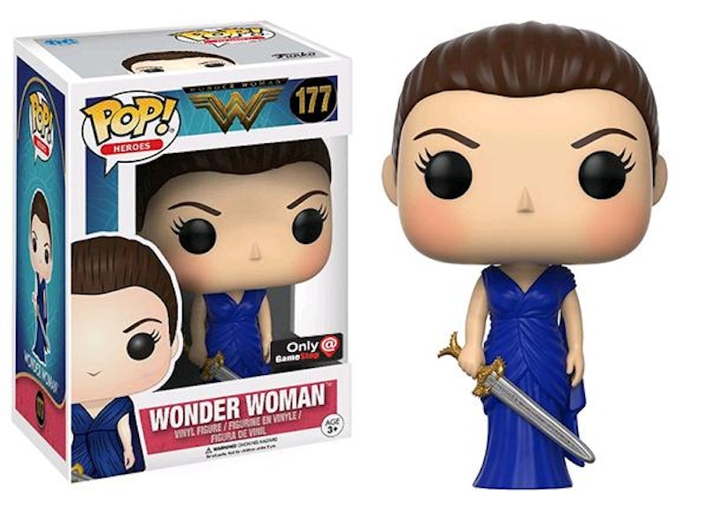 Funko Pop! Heroes Wonder Woman GameStop Exclusive Figure #177