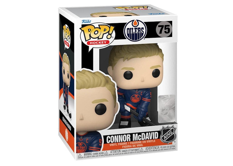 Funko Pop! Hockey NHL Edmonton Oilers Connor McDavid (Third Uniform) Figure #75