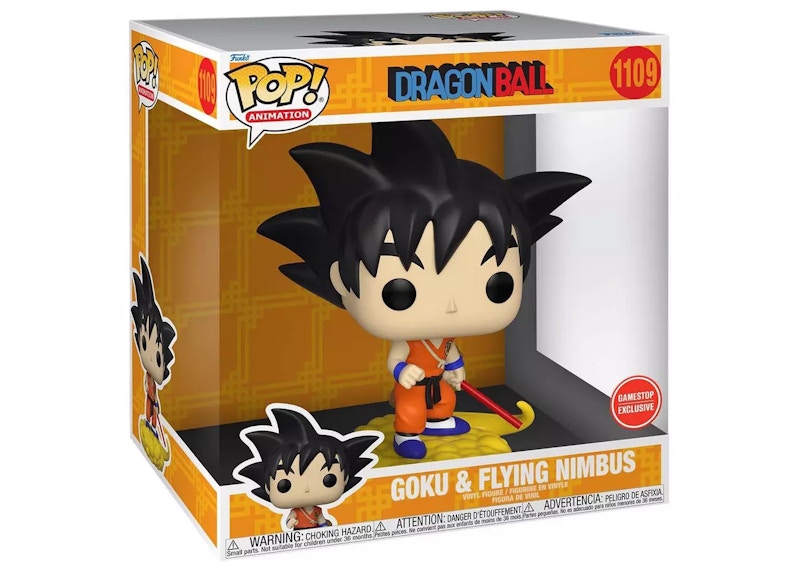 Funko Pop! Jumbo Animation Dragon Ball Goku & Flying Nimbus GameStop Exclusive Figure #1109
