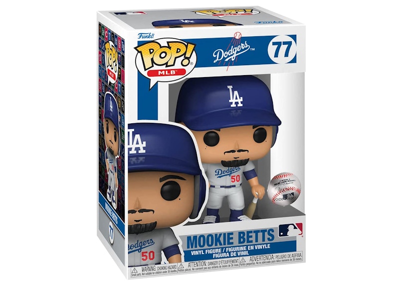 Funko Pop! MLB Los Angeles Dodgers Mookie Betts Figure #77