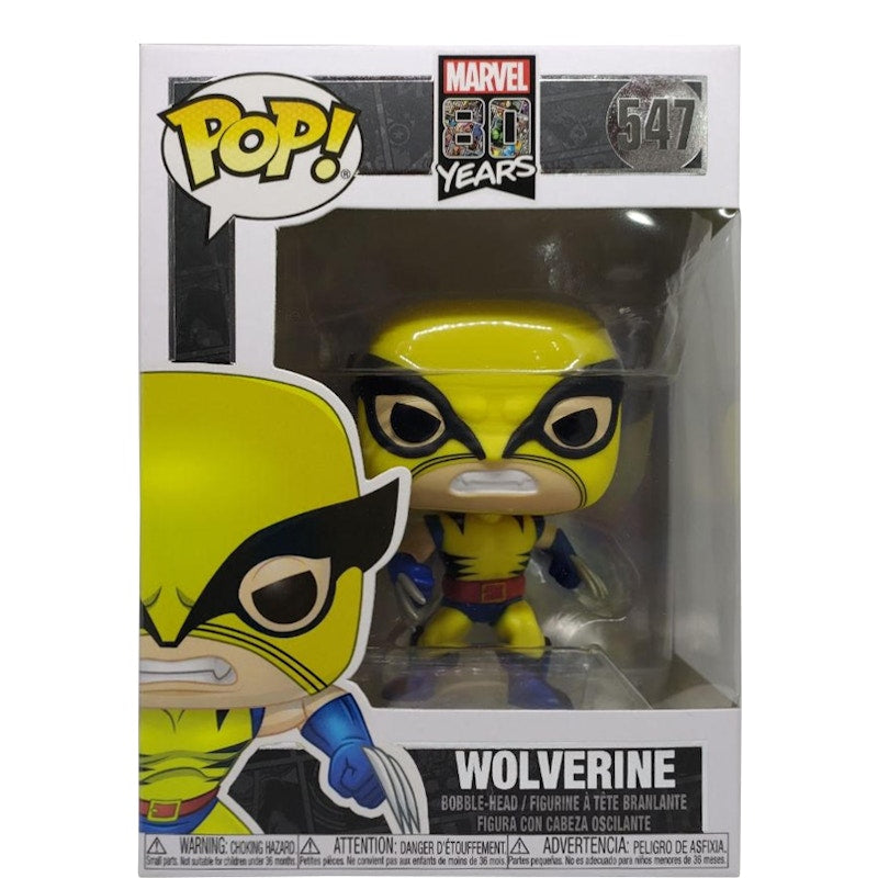 Funko Pop! Marvel 80 Years Wolverine Bobble-Head Figure #547