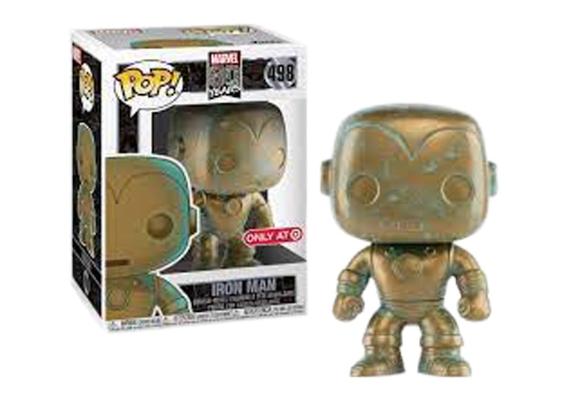 Funko Pop! Marvel 80th Anniversary Iron Man (Patina) Target Exclusive Figure #498