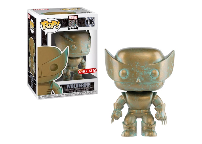 Funko Pop! Marvel 80th Anniversary Wolverine (Patina) Target Exclusive Figure #496