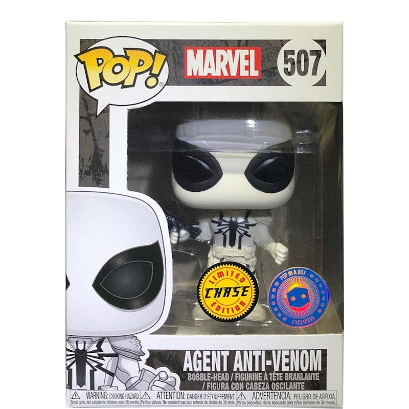 Funko Pop! Marvel Agent Anti-Venom (Chase) Pop in a Box Exclusive Bobble-Head Figure #507